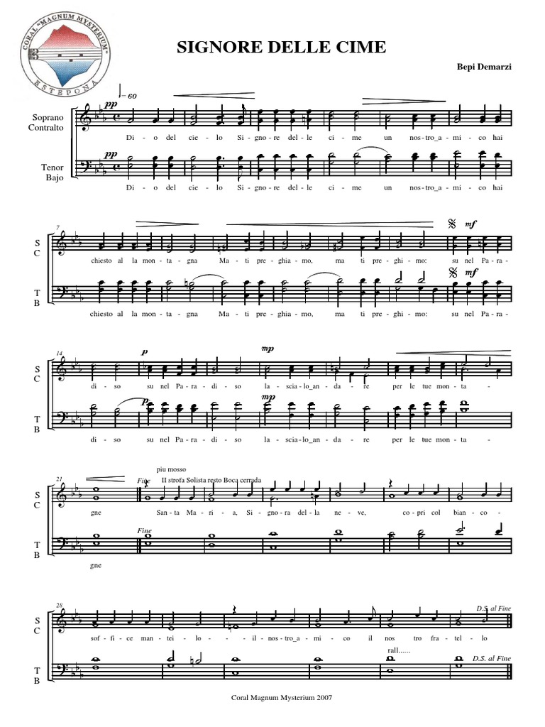 Signore Delle Cime Pdf