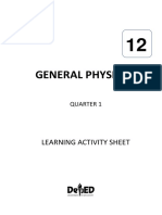General Physics 1 - Quarter 1