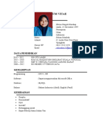 Curriculum Vitae: Data Pribadi