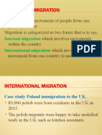 Population migration