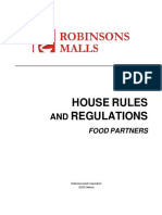 RMALLS House Rules & Regulations Yr 2022 - FOOD