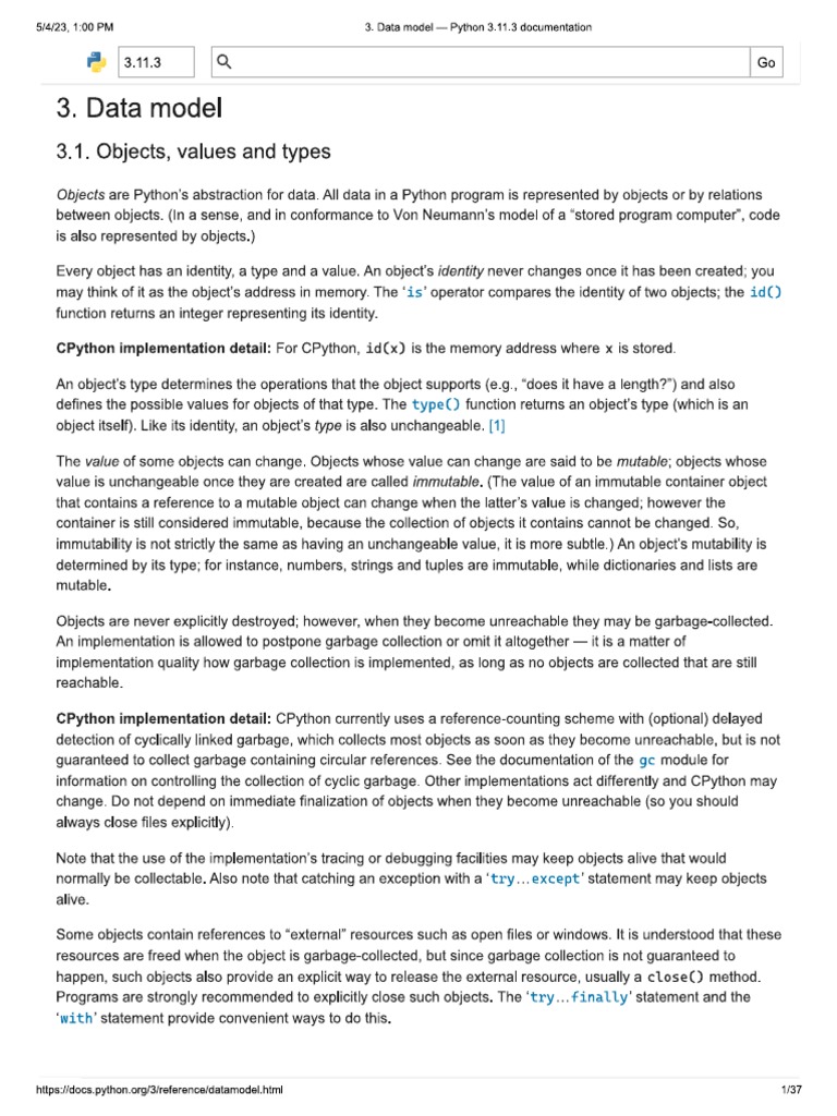 datamodel in python | PDF