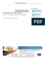 Assessing Community Coping Capacity in Face of Tsunami Disaster Risk (Case Study: Sumberagung Coastal Area, Banyuwangi, East Java)