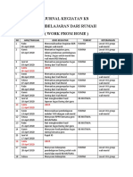 Jurnal Kegiatan KS Pembelajaran Dari Rumah