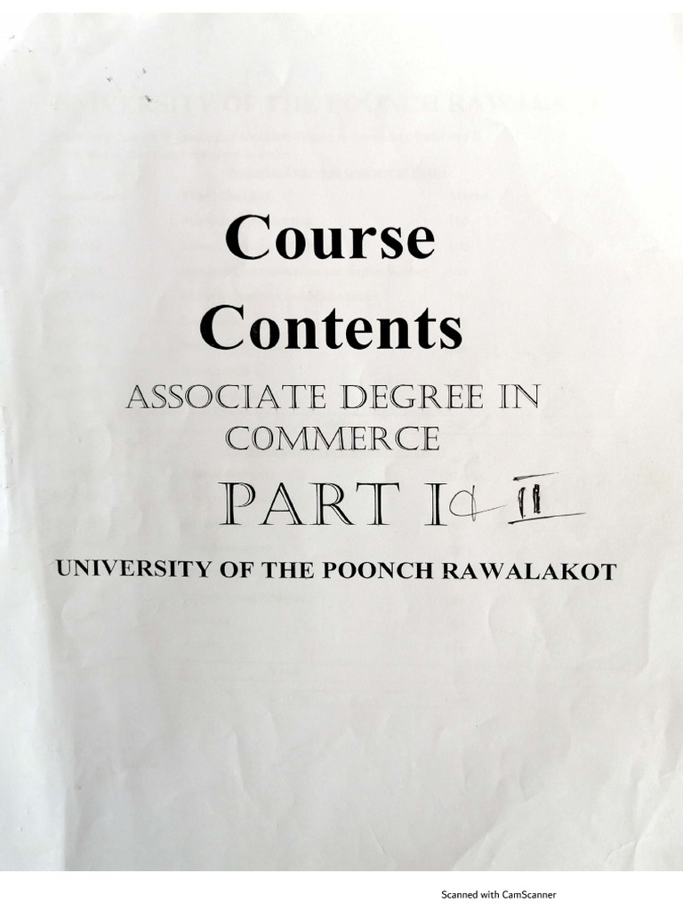 Adc Part 1 Scheme Of Study Pdf