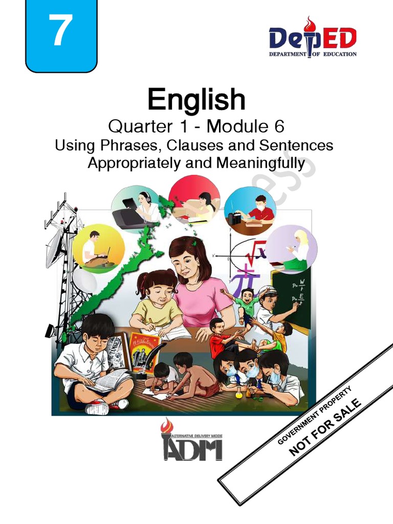English 7 q1 m6 for printing pdf verb clause