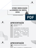 Projeto de mobilização missionária 