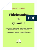 Fideicomiso de Garantia. 2018. Gustavo Bono