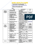 Update Provider MHC Juli 2023