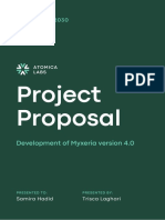 Project Proposal in Green Simple and Minimal Style