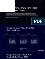 Memilih Ketua OSIS Yang Ideal Untuk Masa Depan