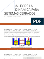 Primera Ley de La Termodinámica y Apliaciones