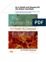Human Body in Health and Disease 6th Edition Patton Test Bank