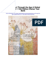 Gardners Art Through The Age A Global History Vol 1 15th Edition Kleiner Test Bank