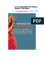 Introduction To Hospitality 6th Edition Walker Test Bank