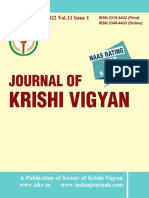 Journal of Krishi Vigyan Vol 11 Issue 1 (July-December 2022)