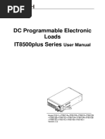 User Manual - IT8500+ Programmable DC Electronic Load-En