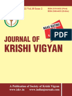 Journal of Krishi Vigyan Vol 10 Issue 2