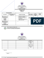 Blank Budget of Work