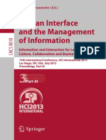 Human Interface and The Management of Information: Sakae Yamamoto