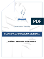 CoW Electricity Department Planning & Design Guidelines For New Urban Land Developments