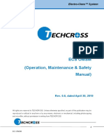 (3) Techcross Electro-Cleen Operation, Maintenance