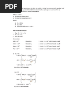 Parallel and Series Problems