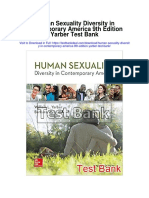 Human Sexuality Diversity in Contemporary America 9th Edition Yarber Test Bank