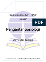 ISIP4110 Rangkuman Modul 1 Pengantar Sos