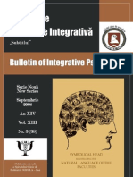 Buletin de Psihiatrie Integrativă - Socola - 38