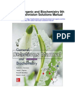 General Organic and Biochemistry 9th Edition Denniston Solutions Manual