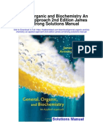 General Organic and Biochemistry An Applied Approach 2nd Edition James Armstrong Solutions Manual