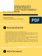 Strategi Pencegahan Dan Pengawasan Pada Tahapan Penyusunan Dan Pemutakhiran Daftar Pemilih