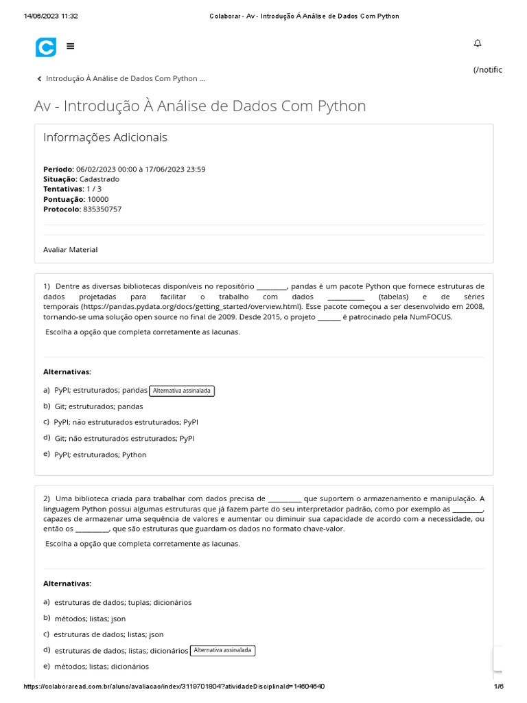 Introdução ao Pandas em Python | PDF | Python (linguagem de programação ...