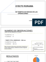 Analisis de Tiempos de Parada Enlas Operaciones