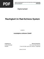 Rauhigkeit Im Rad-Schiene System