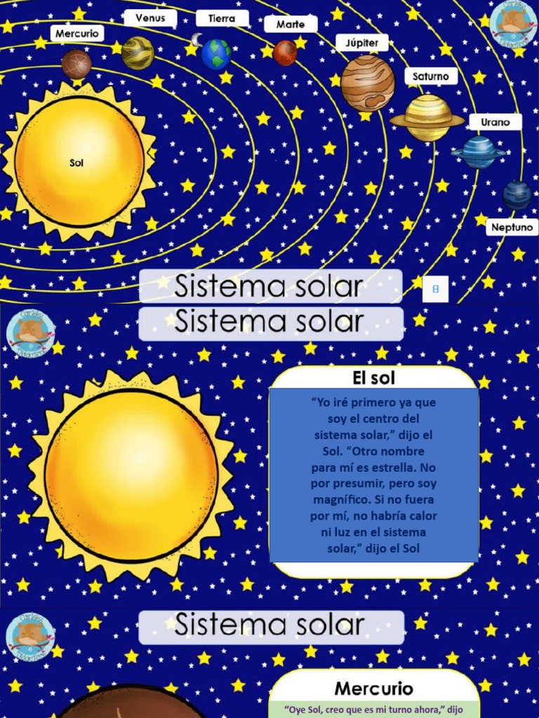 Historia Del Sistema Solar PDF