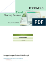 Sharing Session Excel