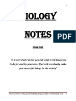 Form 1 Biology Notes