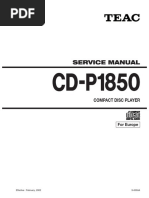 C CD D - P P118 85 50 0: Service Manual