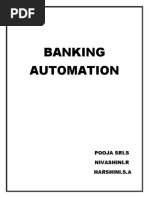 Banking Automation Cs Project Pooja