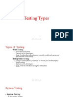 Testing Types