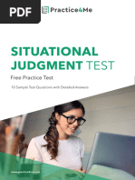 Free Situational Judgment Test Practice