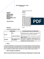 2023-1 Sílabo Morfofisiologia I