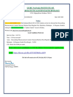 TPC Notice M.SC MICROBIOLOGY 2023.13 - Strassenburg Pharmaceuticals Limited, Kolkata