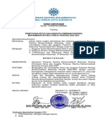 Surat No 1, SK PR Ipm Mulyorejo 2022-2027