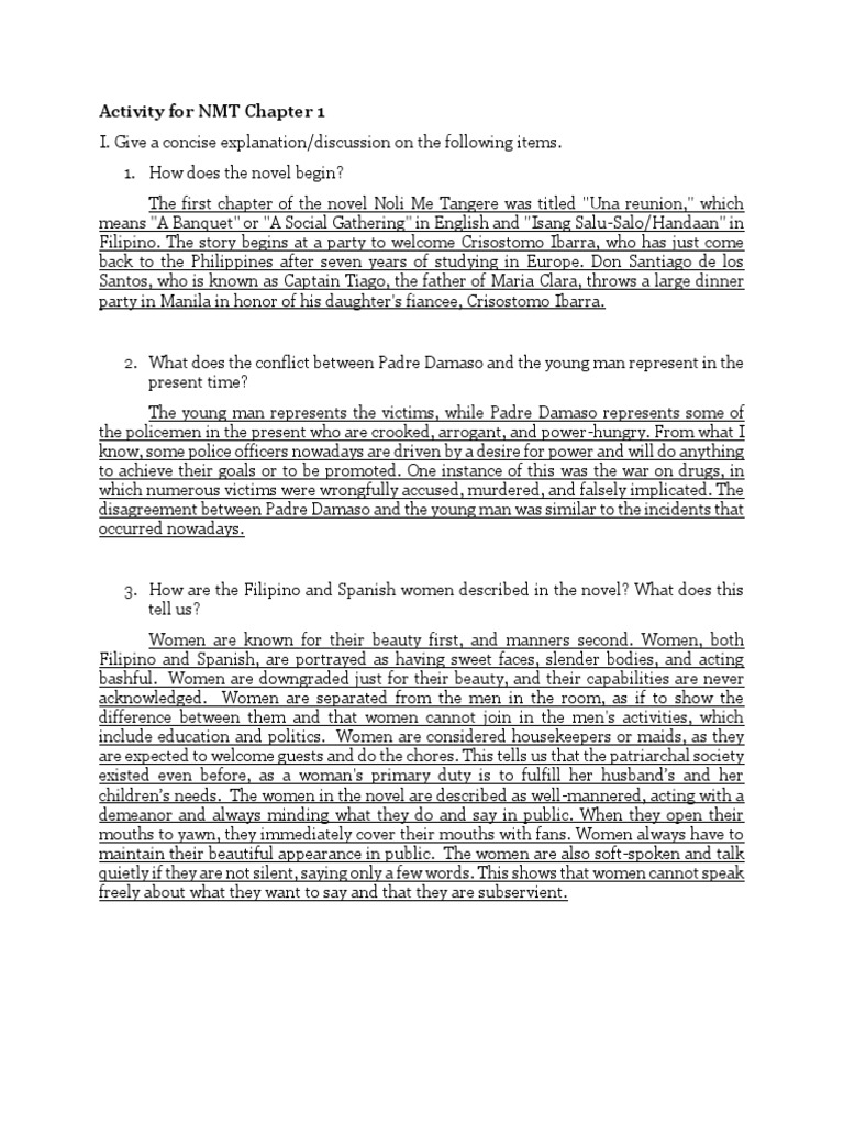 Activity For Nmt Chapter 1 Pdf