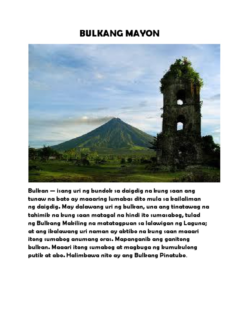 Bulkang Mayon | PDF