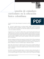 Iafrancesco Estructuración Estandares Curriculares Edu Básica