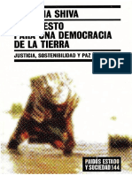 Manifiesto para Una Democracia de La Tierra. Justicia, Sostenibilidad y Paz by Vandana Shiva